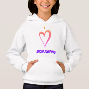 I Love Show Jumping - Enfants Sweat - shirt à capu
