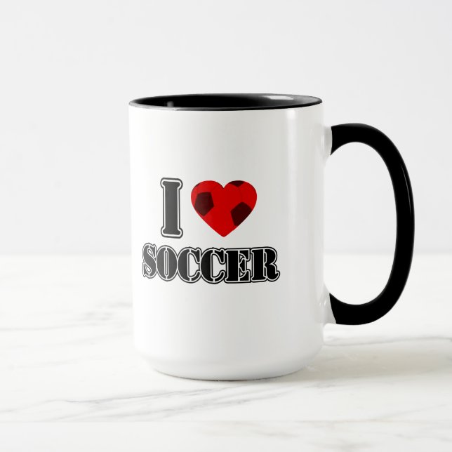 I Love Soccer - Mugs (Droite)