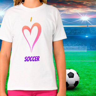 I Love Soccer - T-Shirt pour enfants