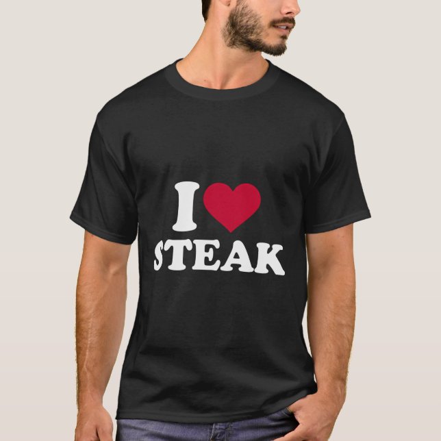 I Love Steak Sweat - shirt à capuche (Devant)