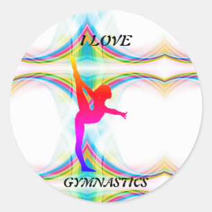 I Love Stickers Gymnastique
