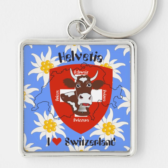 I love Switzerland porte-clés (Devant)