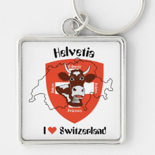 I love Switzerland porte-clés