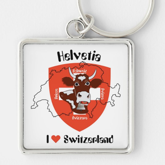 I love Switzerland porte-clés (Devant)