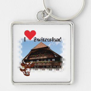 I love Switzerland porte-clés
