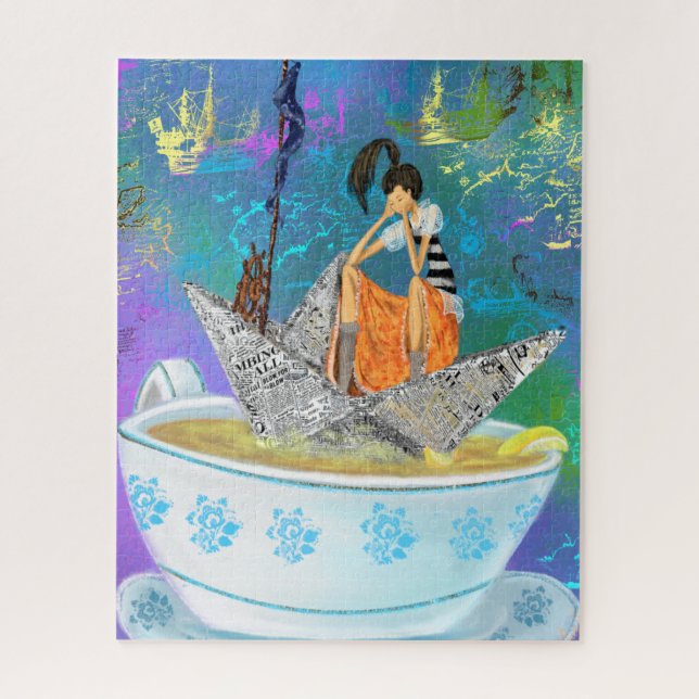 I Love Tea Puzzle (Vertical)