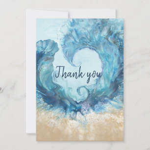 I Love the Beach Carte de remerciements