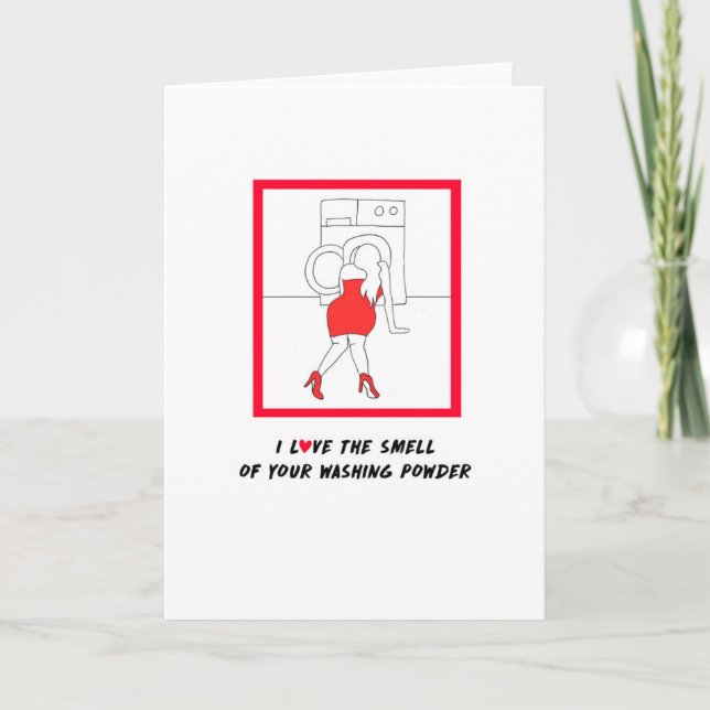I Love The Smell - Funny Valentines Carte de jour (Devant)