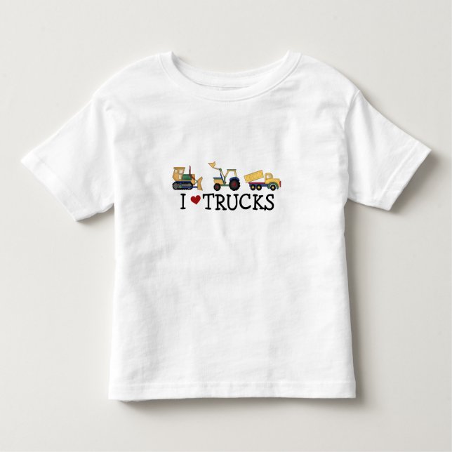 I Love Trucks T-shirts et cadeaux (Devant)