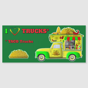 I Love Trucks (TACO Trucks) aimant