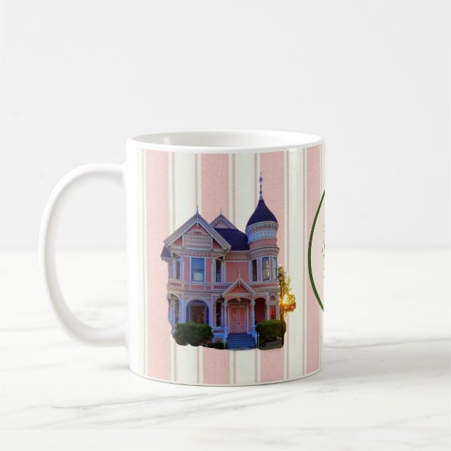 "I Love Victorian Houses" Café Mug Conception #6 (Gauche)