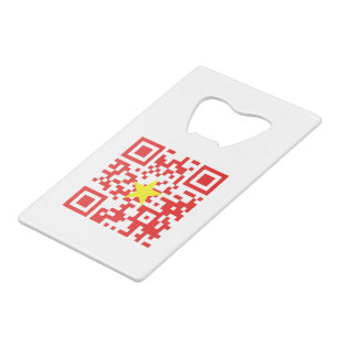 I Love Vietnam (Tôi Yêu Viêt Nam) Drapeau QR Code