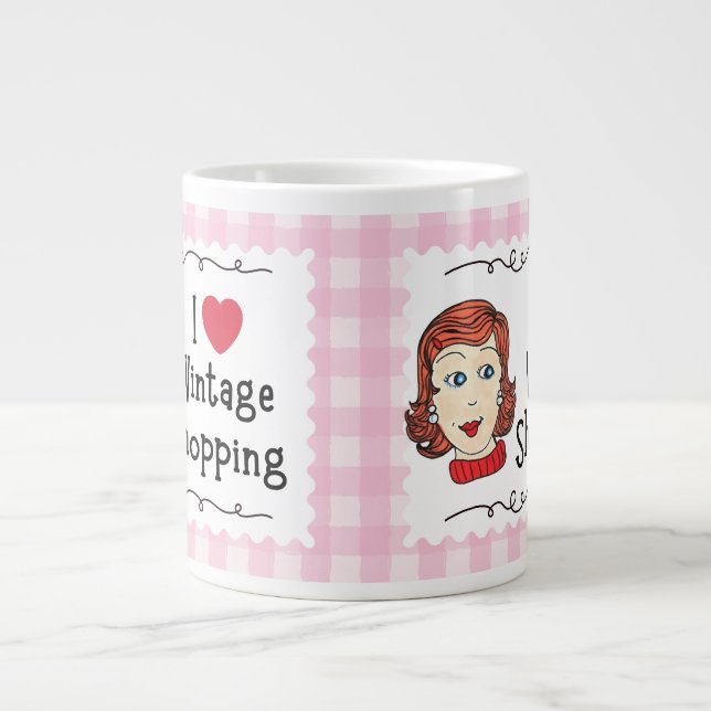 I Love Vintage Shopping Mug (Devant)