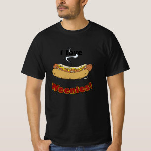 I Love Weenies ~ Hot Dogs T-Shirt