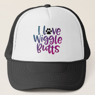 I Love Wiggle Butts Casquette