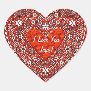 I Love You 1A Stickers Options