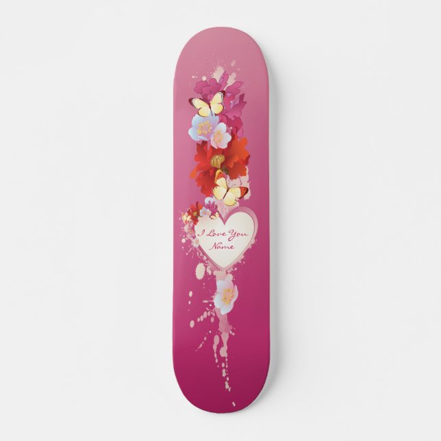 I Love You 5 Skateboard (Devant)