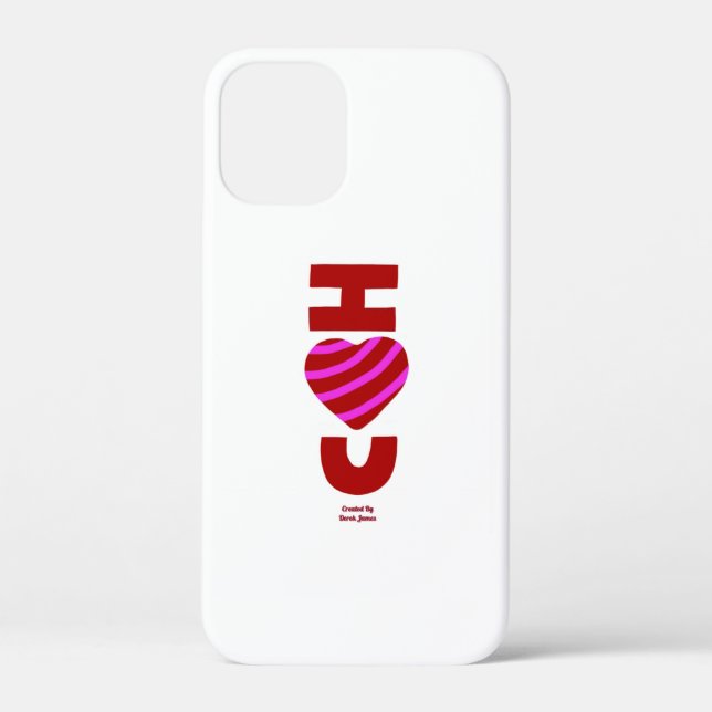 I Love You Apple iPhone 12 Mini Coque (Verso)