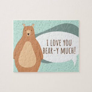 I Love You Bear-y Many Valentine's Jigsaw Puzzle P