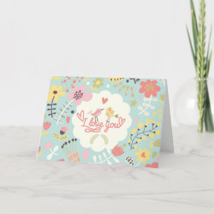 I Love You - Carte Saint Valentin