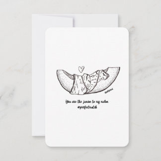 I Love You - Jamón et Melon, Flat Card