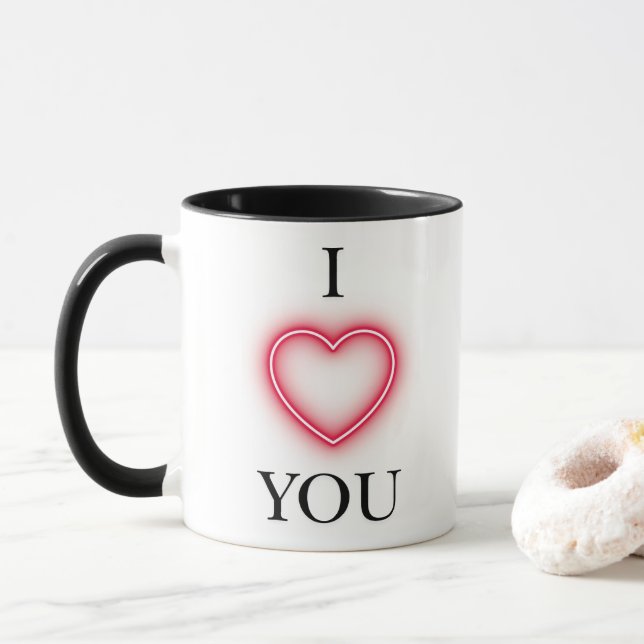 I LOVE YOU MUG (Avec donut)