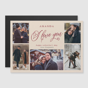 I Love You Photo Collage Saint Valentin