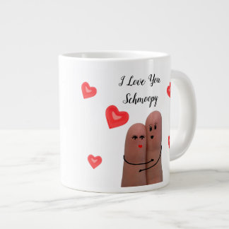 I Love You Schmoopy Valentine's Jumbo Mug