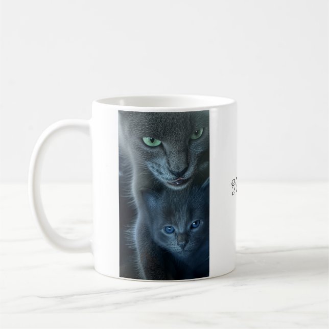 I’m Proud Of You, Baby! Cat Coffee Mug (Gauche)