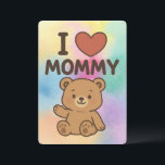 I ❤️ maman - Carte de voeux pour les enfants d'our<br><div class="desc">Célébrez maman avec cette carte "I ❤️ maman" pleine de charme avec un adorable ours en peluche et un arrière - plan pastel à l'eau. Parfait pour que les enfants donnent pour la Fête des Mères, les anniversaires, ou simplement pour dire "Je t'aime". Ce design sucré et coloré fait un...</div>