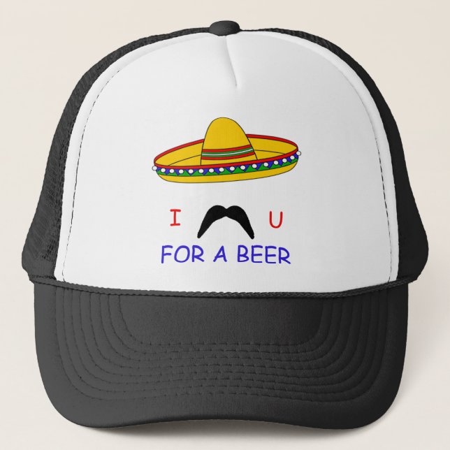 I moustache vous pour un casquette de Cinco De (Devant)