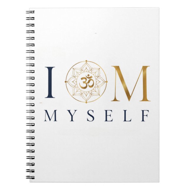 I OM Myself | Cahier de méditation et de pleine co (Devant)