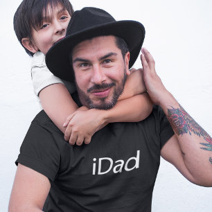 i Papa (iPapa) Black T-Shirt - Cadeau Fête des pèr