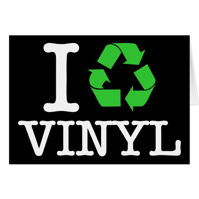 I Recycle Vinyl (Devant horizontal)
