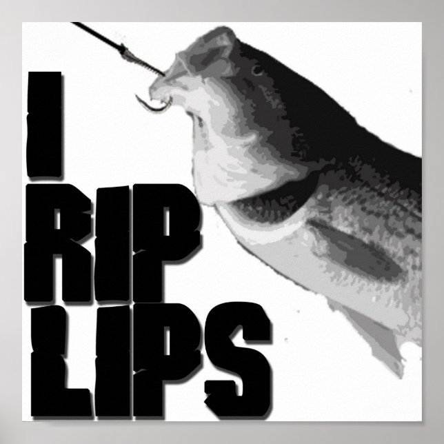 I RIP LIPS Poster (Devant)