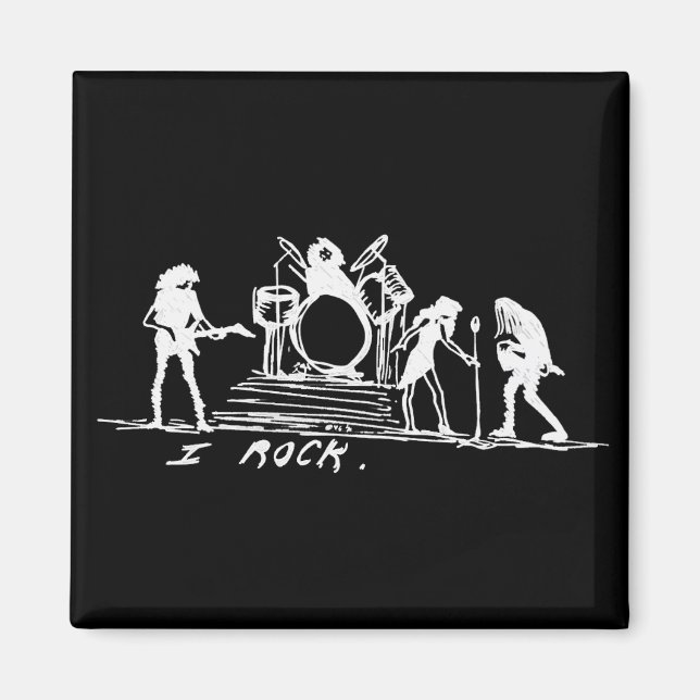 I ROCK Dark Magnet (Devant)