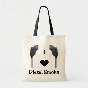 I sac fourre-tout diesel à fumée de coeur