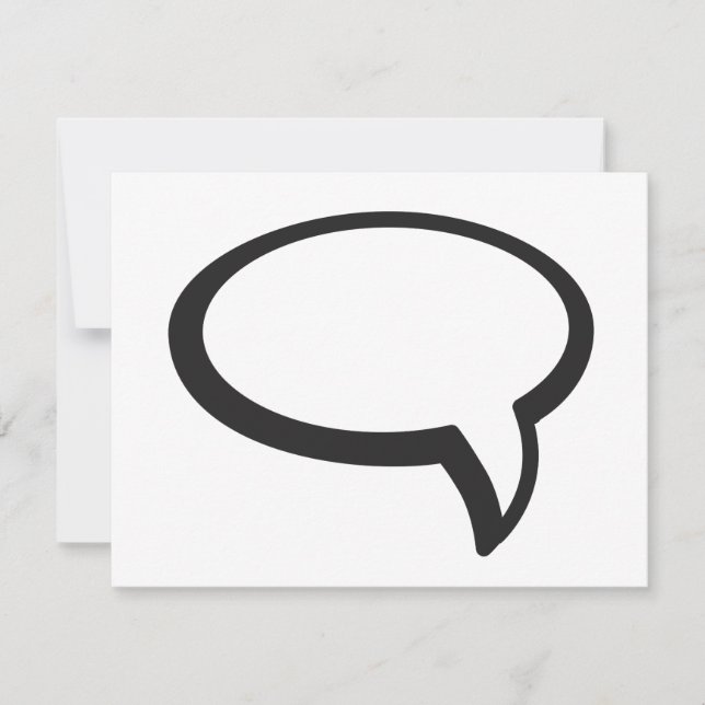 I Say... Invitation Base (Devant)