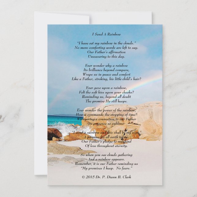 "I Send A Rainbow" Matte (Devant)