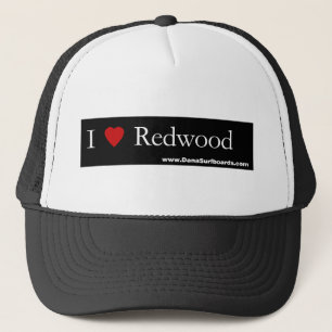 I séquoia de coeur, casquette de camionneur de