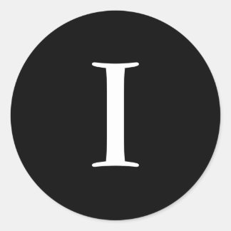I Stickers Noir Monogramme Mariage