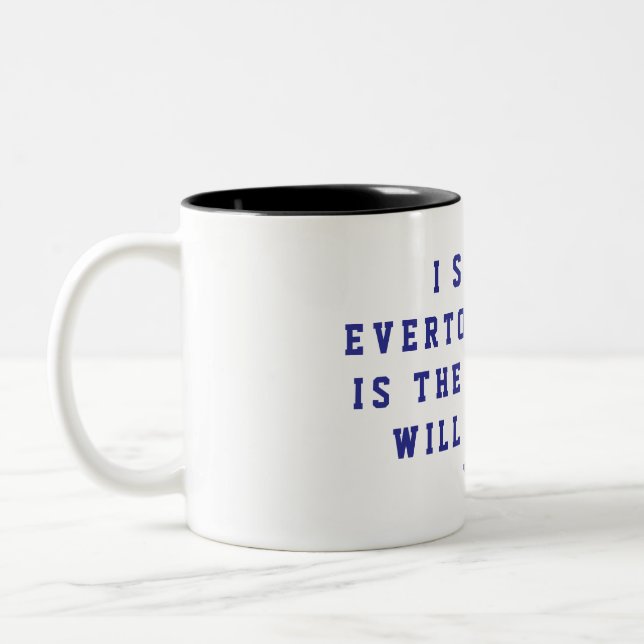I Support Everton Mug (Gauche)