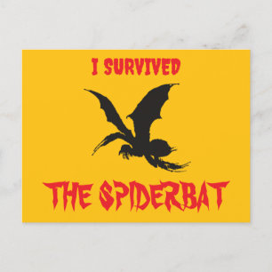 "I Survive The Spiderbat" - Carte Postale