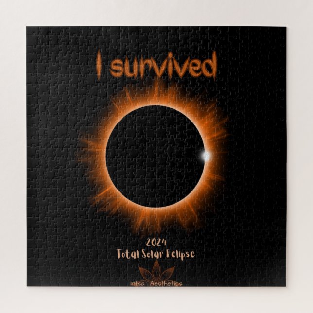 I Survived 2024 Solar Eclipse Puzzle (Vertical)