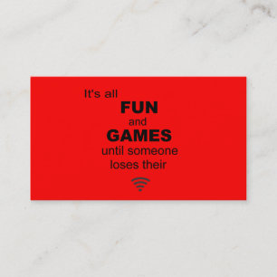I.T. Carte de visite - Rouge