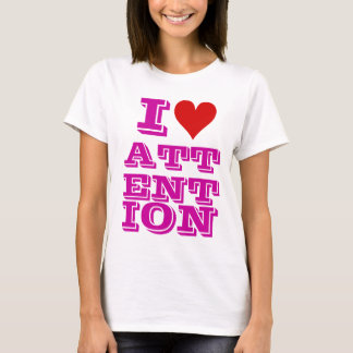 I T-SHIRT D'ATTENTION DE COEUR