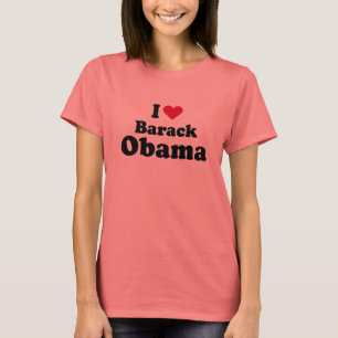 I T-shirt de Barack Obama de coeur