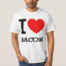 I T-shirt de lard de coeur