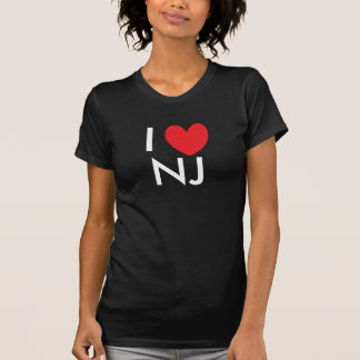 I T-shirt de New Jersey de coeur