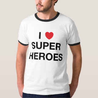 I T-shirt de SUPERHÉROS de COEUR